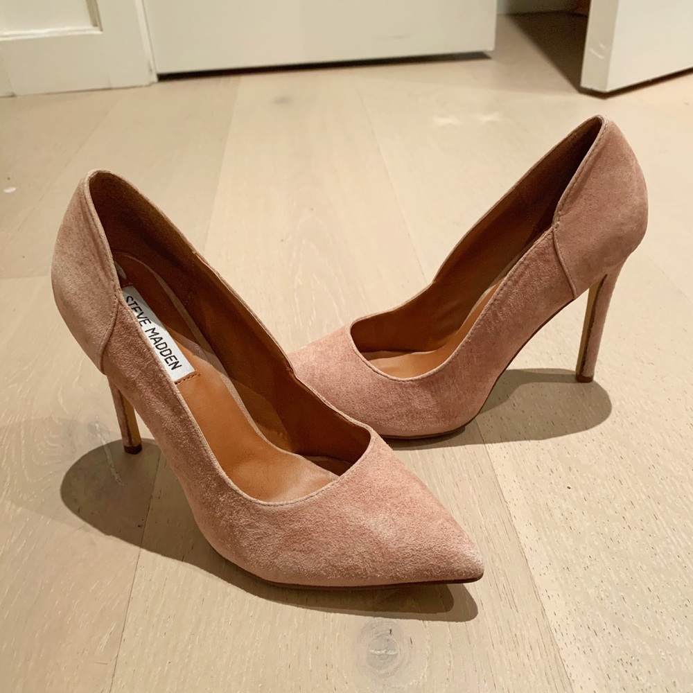 Steve Madden blush colored heels